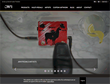 Tablet Screenshot of jampedals.com